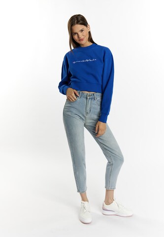 MYMO Sweatshirt 'Keepsudry' in Blau