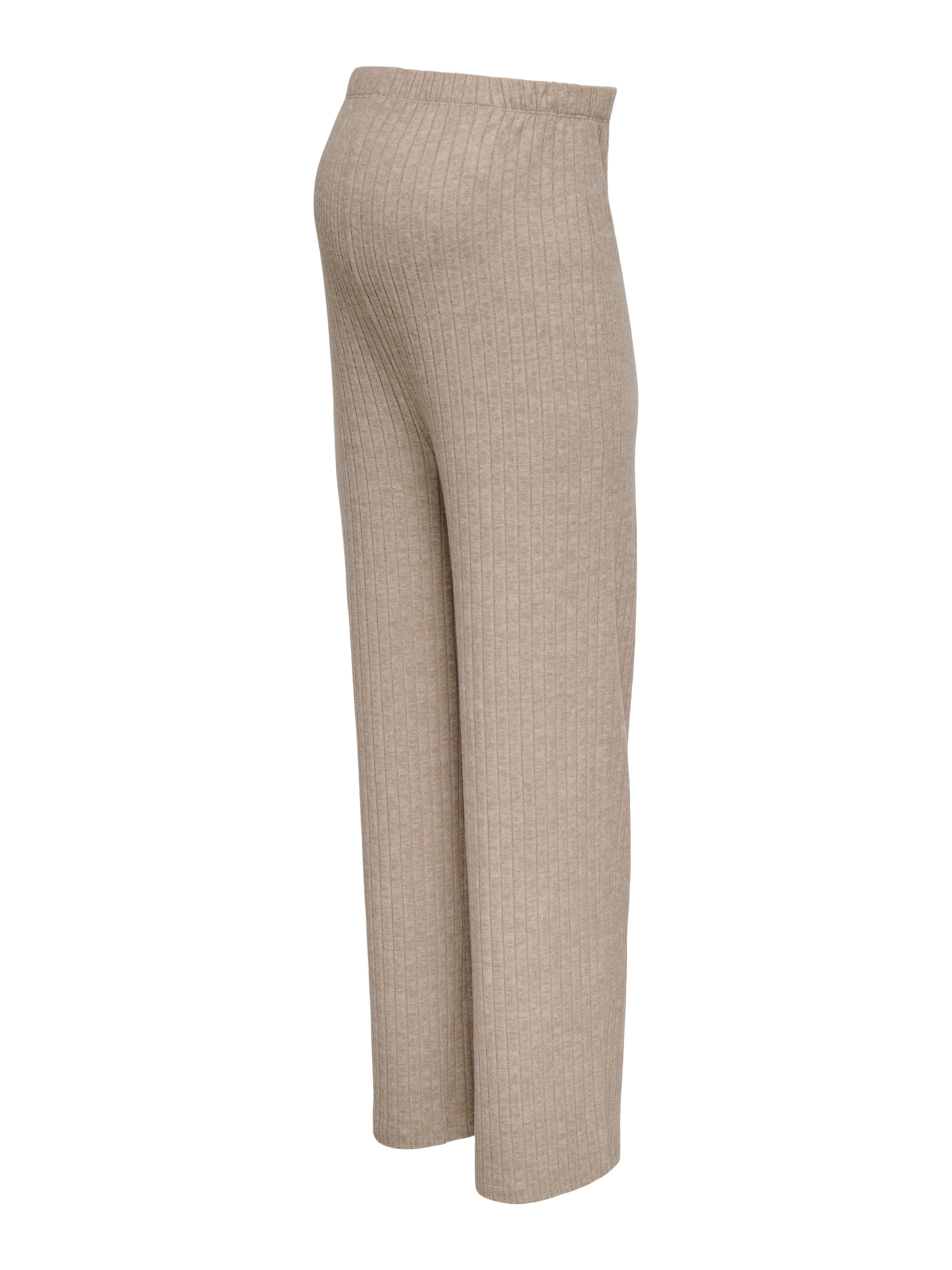 Only Maternity Wide leg Παντελόνι 'OLMLola' σε μπεζ: μπροστά