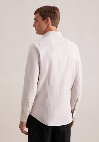SEIDENSTICKER Regular fit Business shirt ' Schwarze Rose ' in Beige