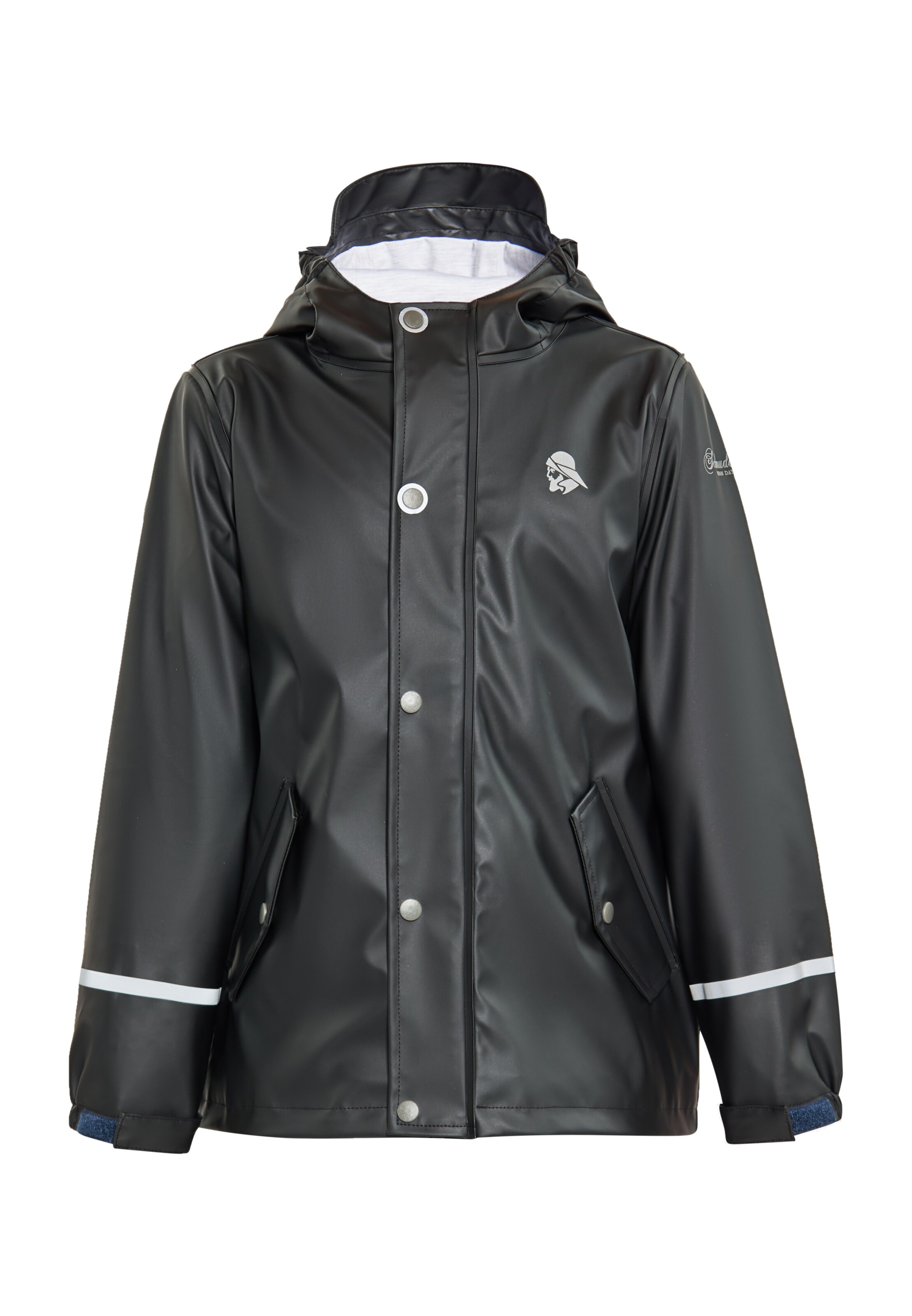 Schmuddelwedda Övergångsjacka i svart: framsida