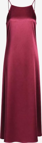 I AM Jurk 'Abito Scivolato in Raso di Viscosa 84107V47' in Rood: voorkant