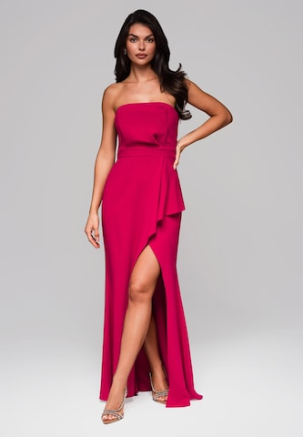 Ombre Evening dress in Pink: front