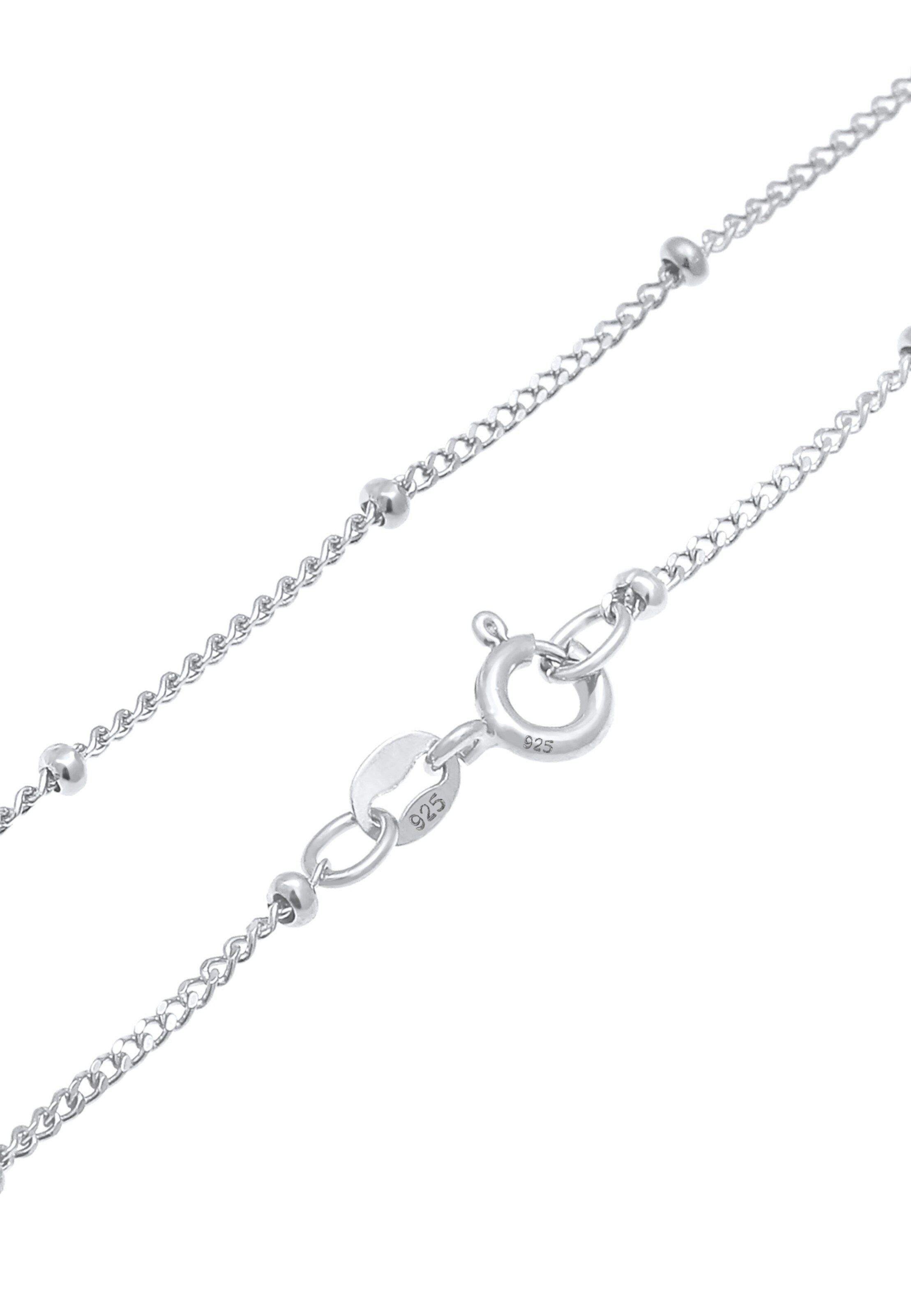 ELLI Halskette Halbmond in Silber