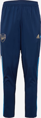 ADIDAS SPORTSWEAR Дънки Tapered Leg Спортен панталон 'Arsenal Presentation' в синьо: отпред