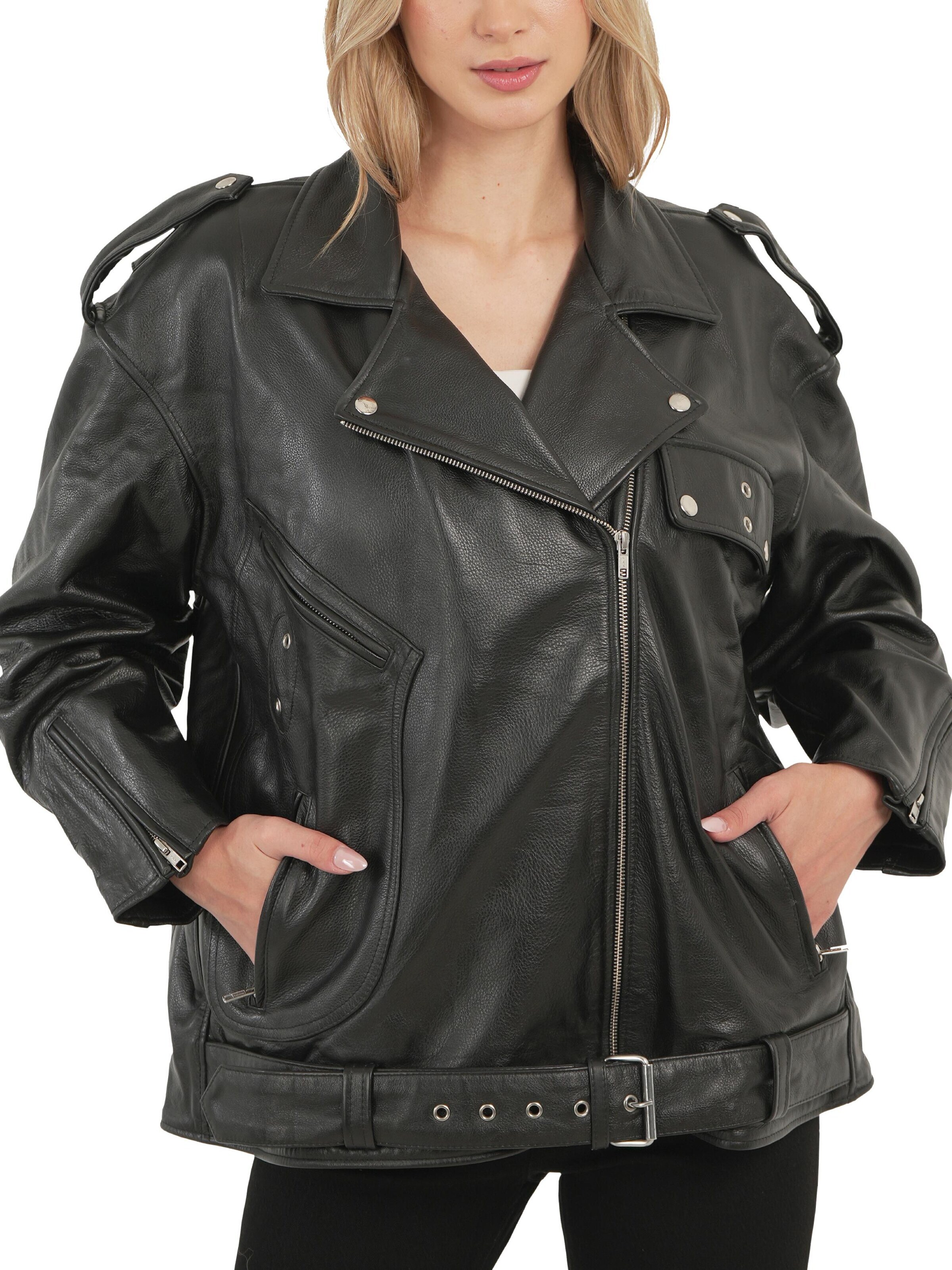Chic and Clicks - Chaqueta de entretiempo 'Noir' en negro