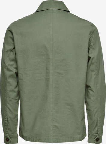Only & Sons Prehodna jakna 'Warner' | zelena barva