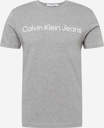 Calvin Klein Jeans Μπλουζάκι σε γκρι: μπροστά