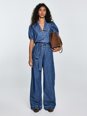 BIG STAR Wide Leg Jeans 'Julii' in Blau