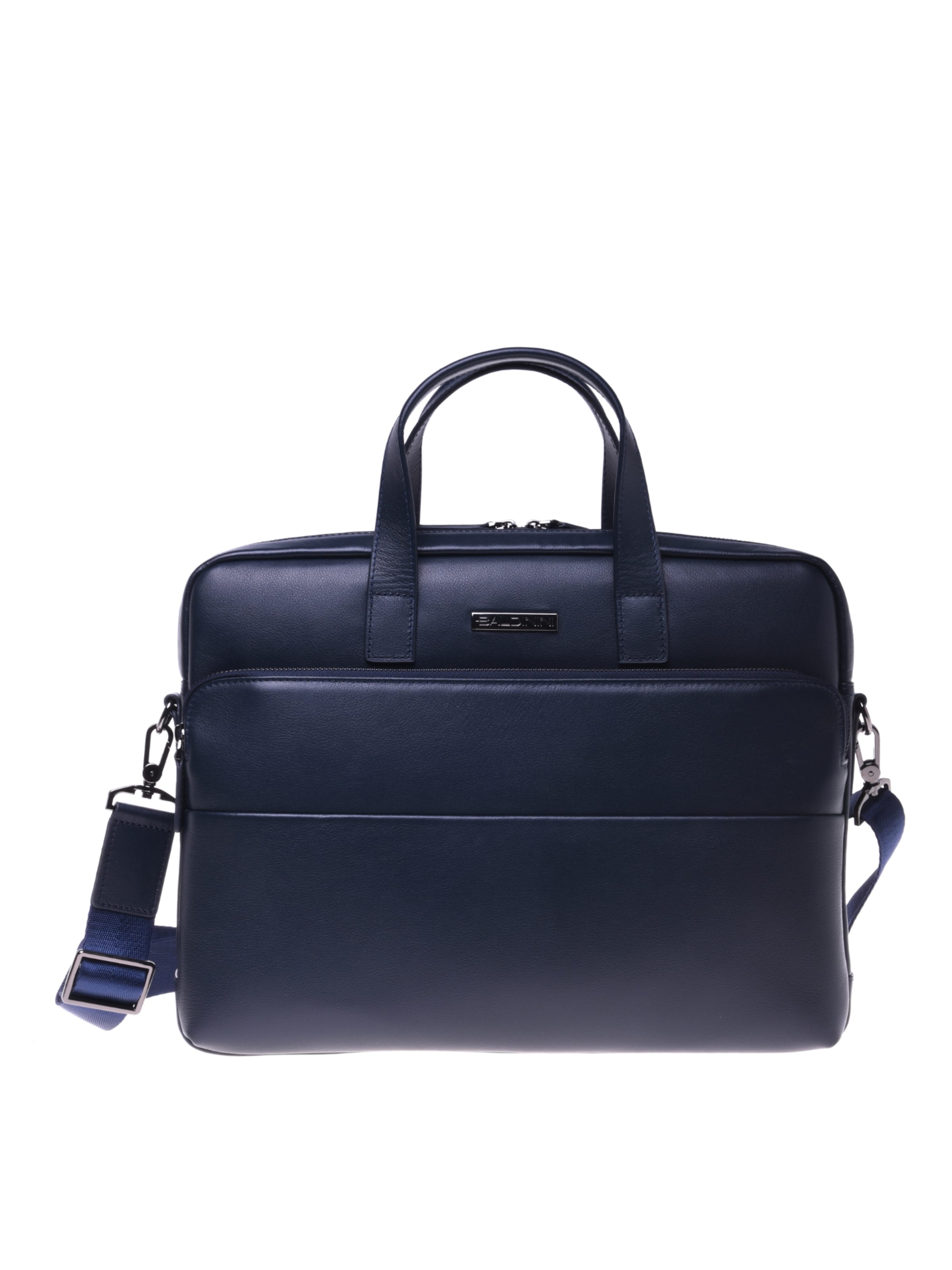 BALDININI Aktentas in Blauw: voorkant