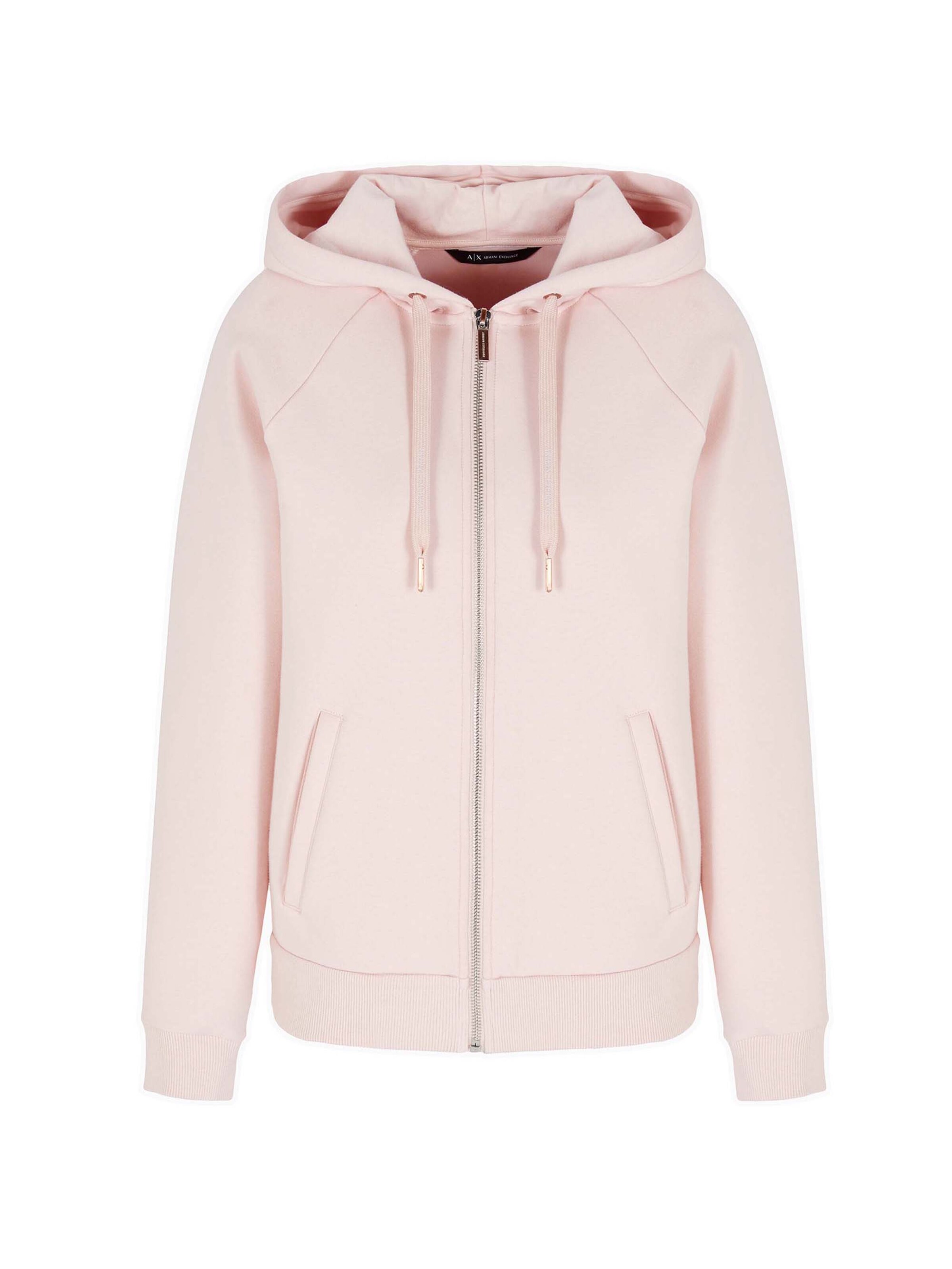 Veste de survêtement ARMANI EXCHANGE en rose : devant