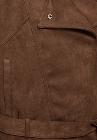 Pull&Bear Kurtka przejściowa w kolorze brązowy