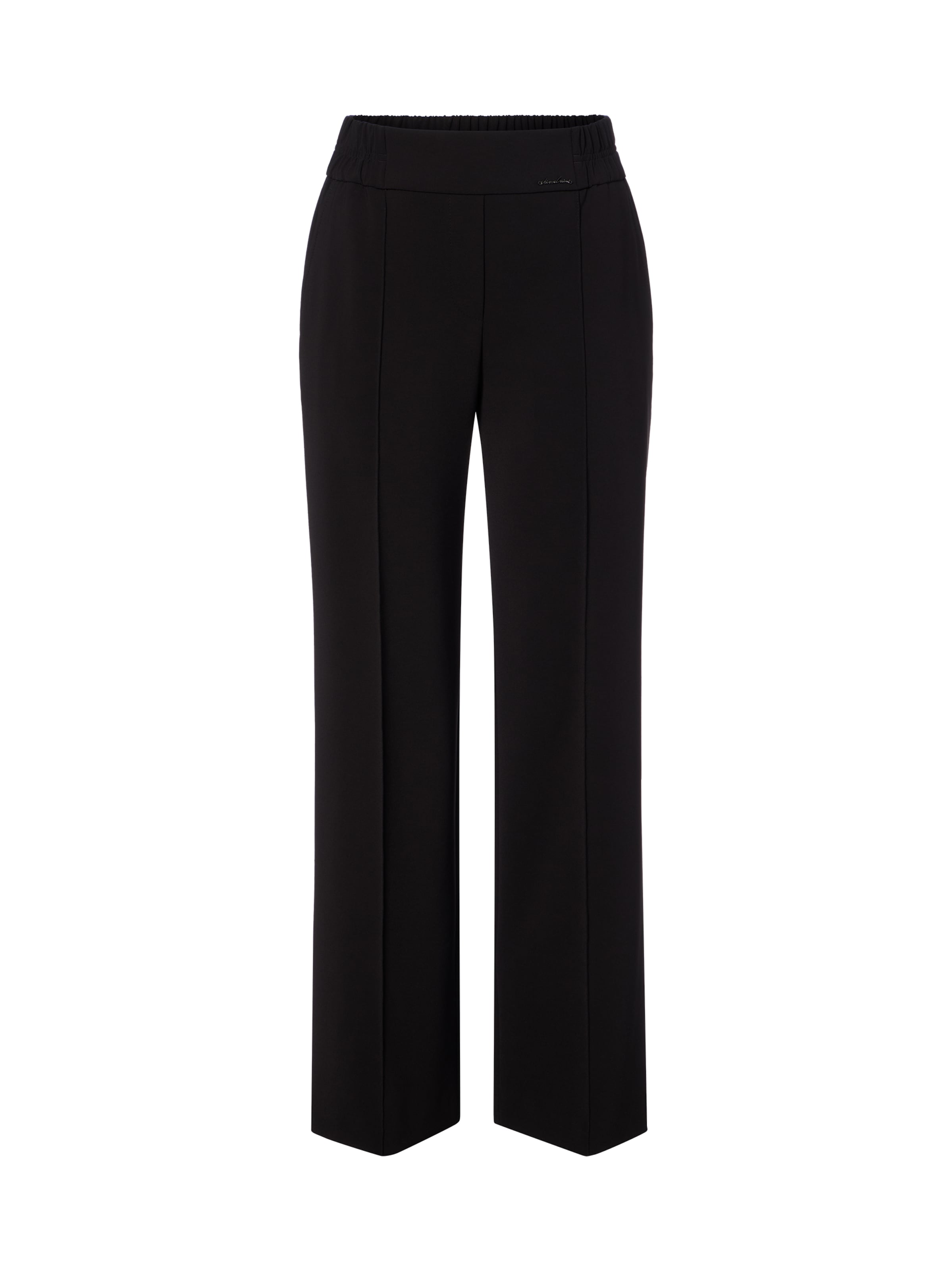 Regular Pantalon à pince Marc Cain en noir : devant