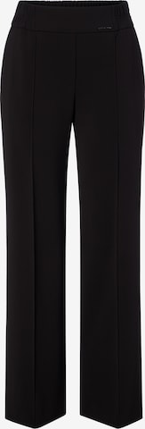 Regular Pantalon à pince Marc Cain en noir : devant