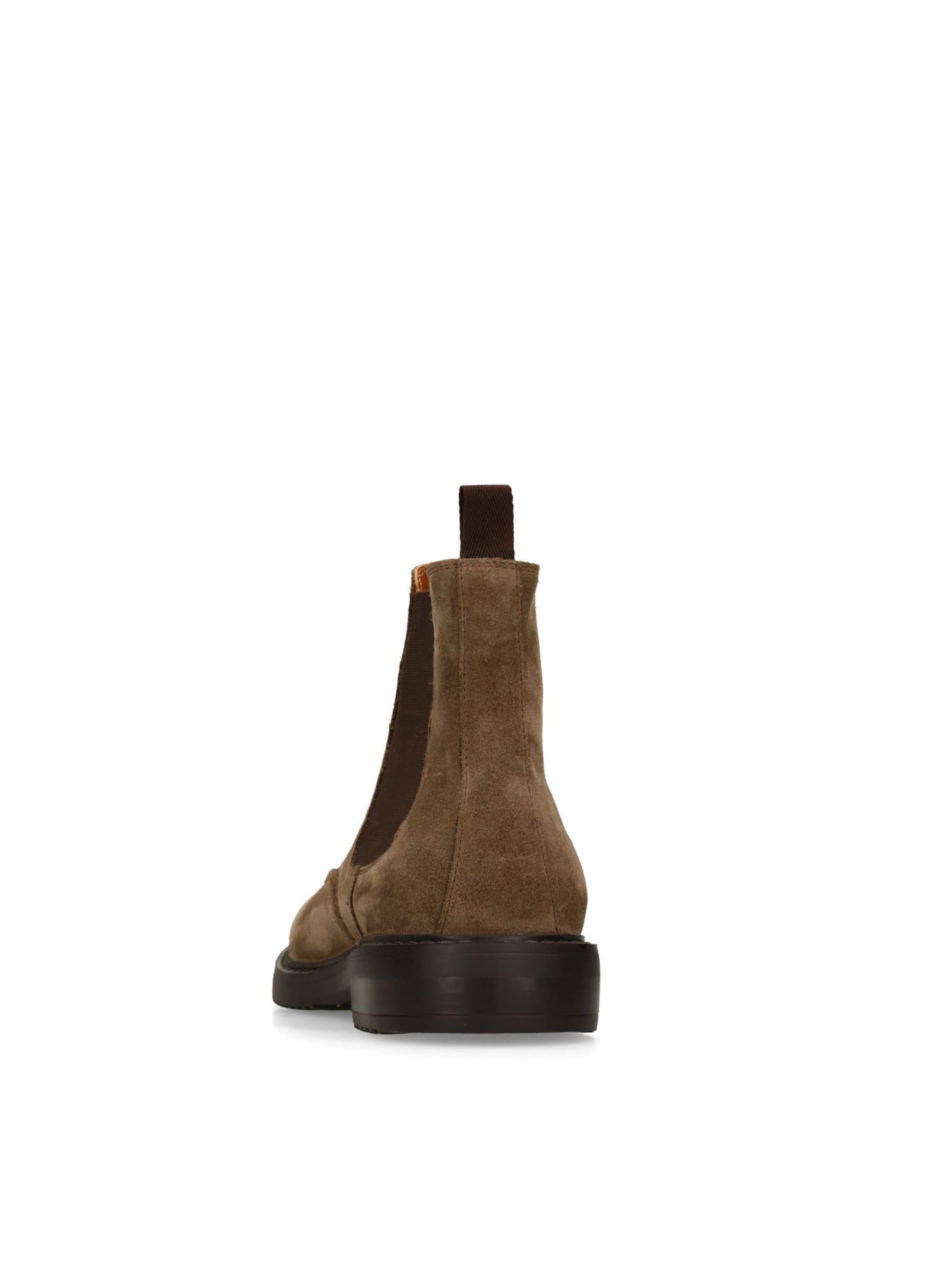 MANFIELD Chelsea boots in Bruin