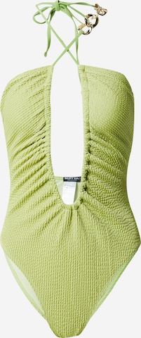 Nasty Gal Swimsuit in Green: front