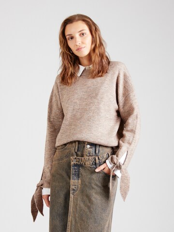 FRENCH CONNECTION Sweater 'KEZIA' in Brown: front