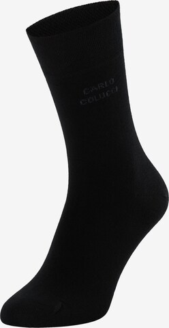 Carlo Colucci Socken 'Napoli' in Schwarz