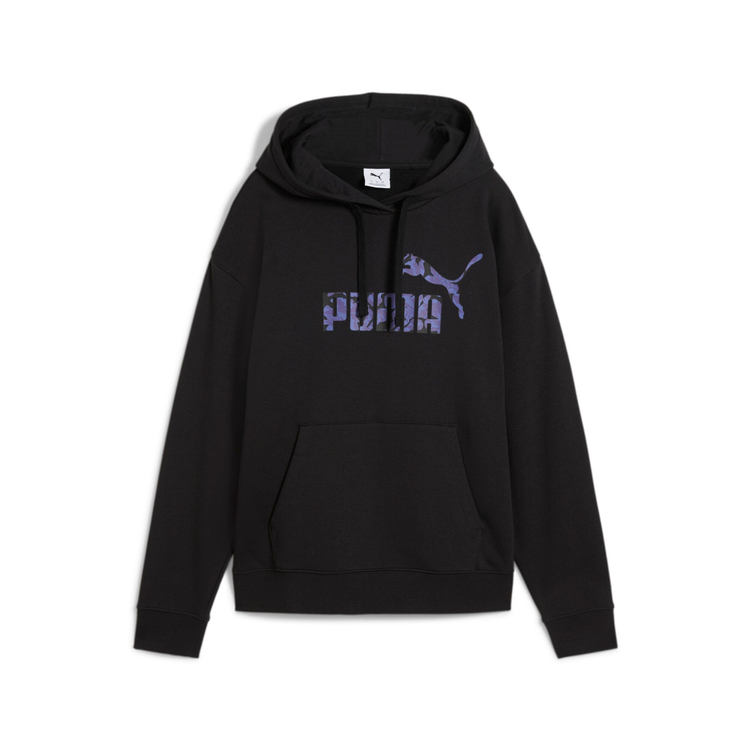 PUMA Sweatshirt 'Ess Nature 2.0' in Black: front