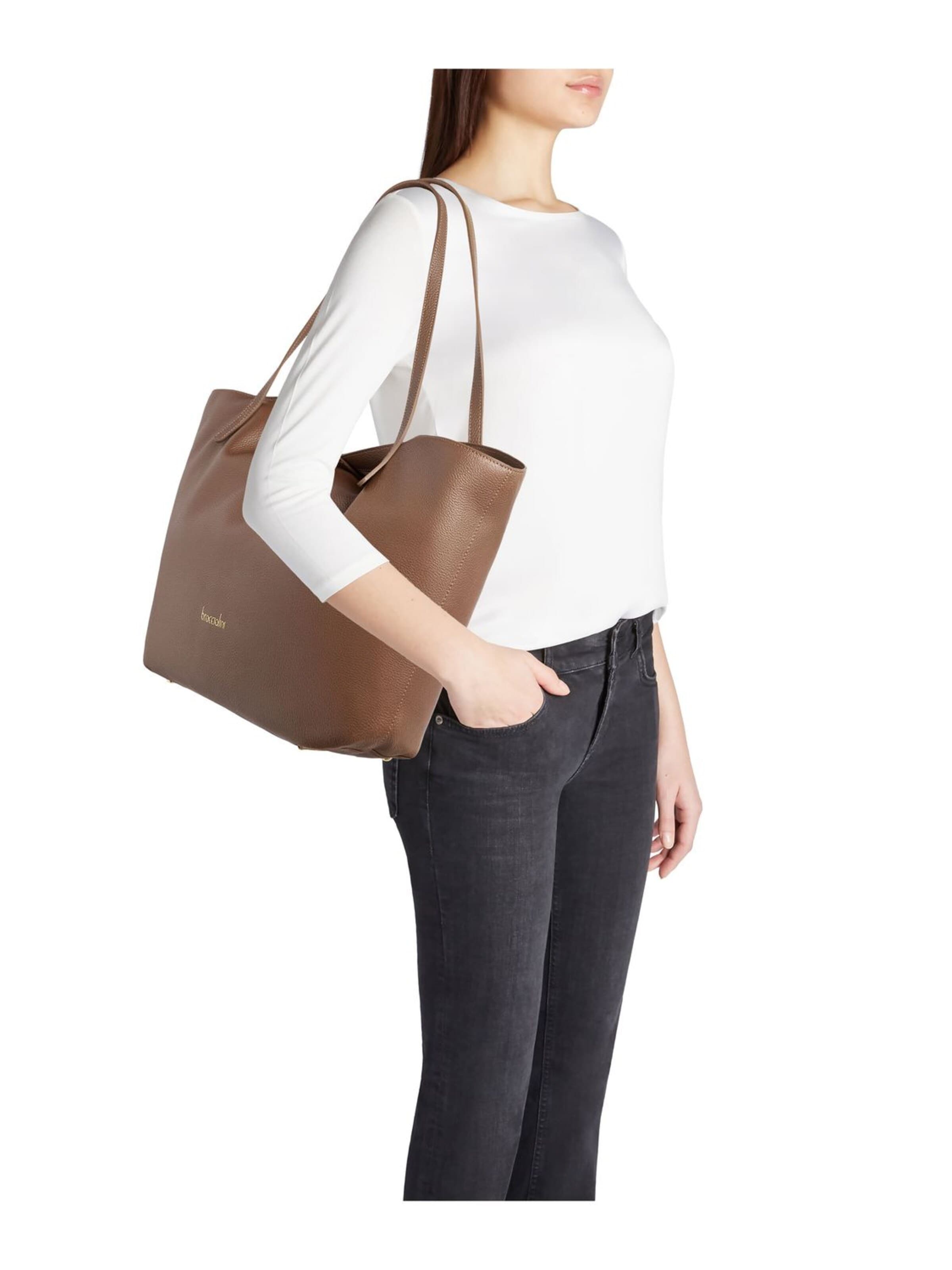 Braccialini Shopper 'Ariel'‌‌ in Braun