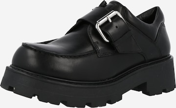 VAGABOND SHOEMAKERS Classic Flats 'COSMO' in Black: front