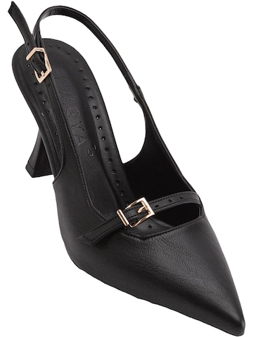 Limoya Slingpumps 'Olivia' in Zwart: voorkant