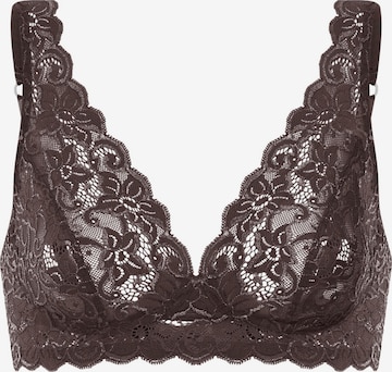 Hanro Bra 'Moments' in Brown: front