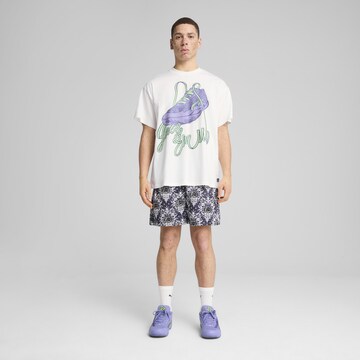 PUMA Performance shirt 'Lace Em Up' in White