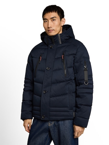 TOM TAILOR Winterjas in Blauw: voorkant