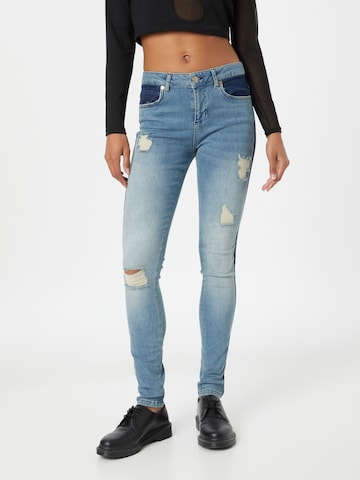 KENDALL + KYLIE Skinny Jeans in Blue: front