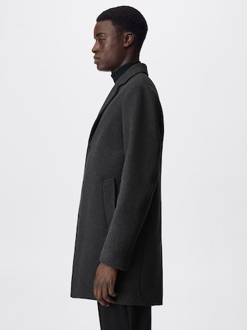 MANGO MAN Between-Seasons Coat 'Hake' in Grey