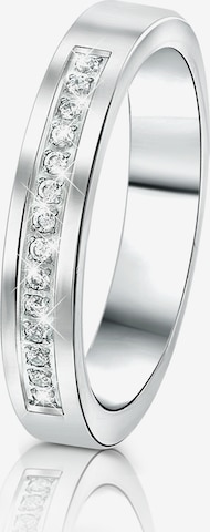 Lucardi Ring in Silver: front