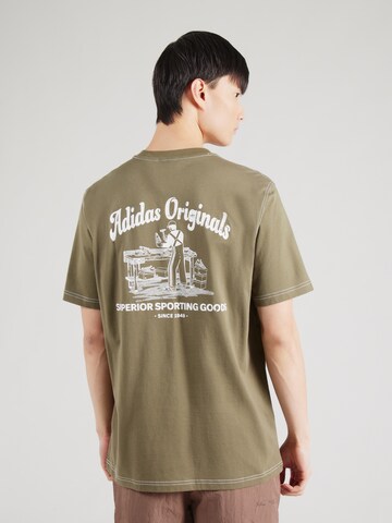 ADIDAS ORIGINALS Shirt 'Wabash' in Green: front