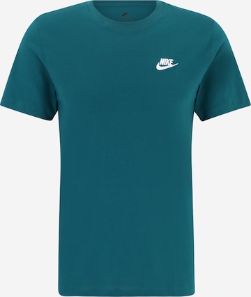 Nike Sportswear Shirt 'Club' in Blauw: voorkant