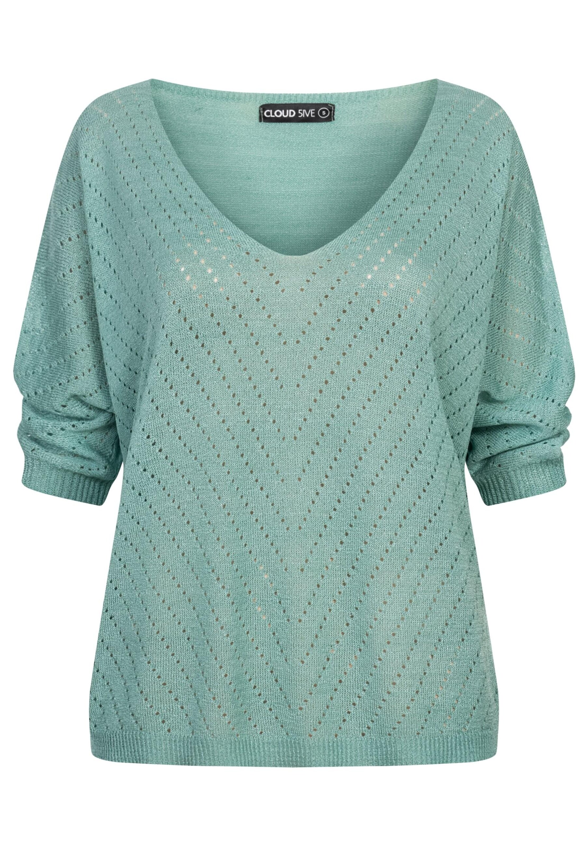 Cloud5ive Pullover in Grün: Vorderseite