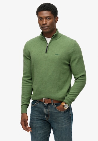 Superdry Trui in Groen: voorkant