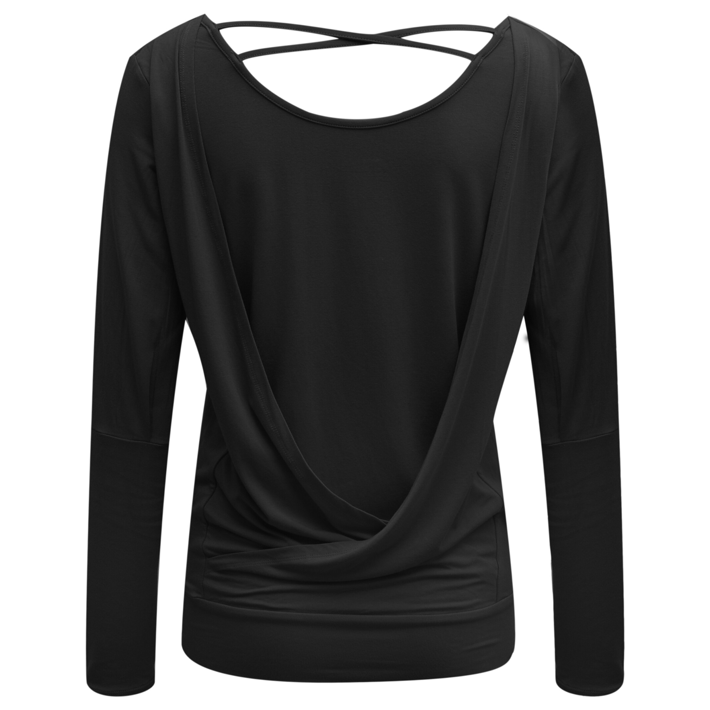 YOGISTAR.COM Shirt 'Ala' in Schwarz