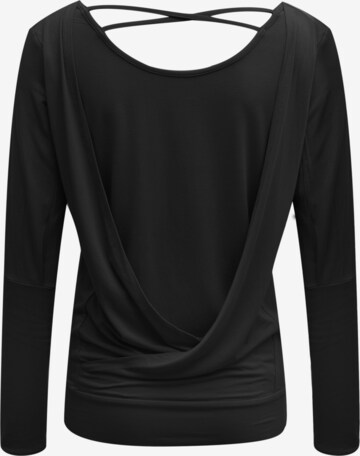 YOGISTAR.COM Performance Shirt 'Ala' in Black