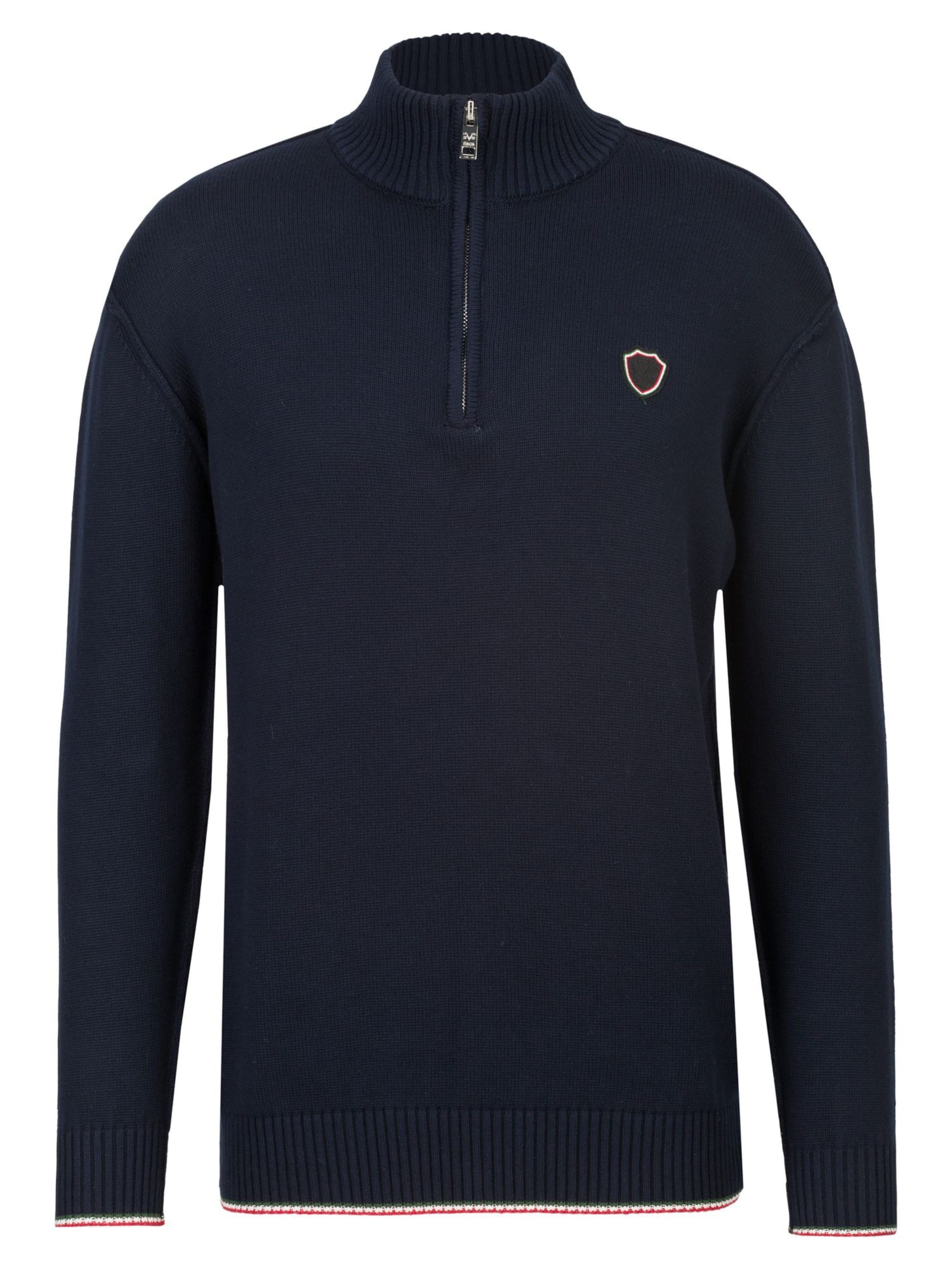 19V69 ITALIA Pullover 'Luca' in Blau: Vorderseite