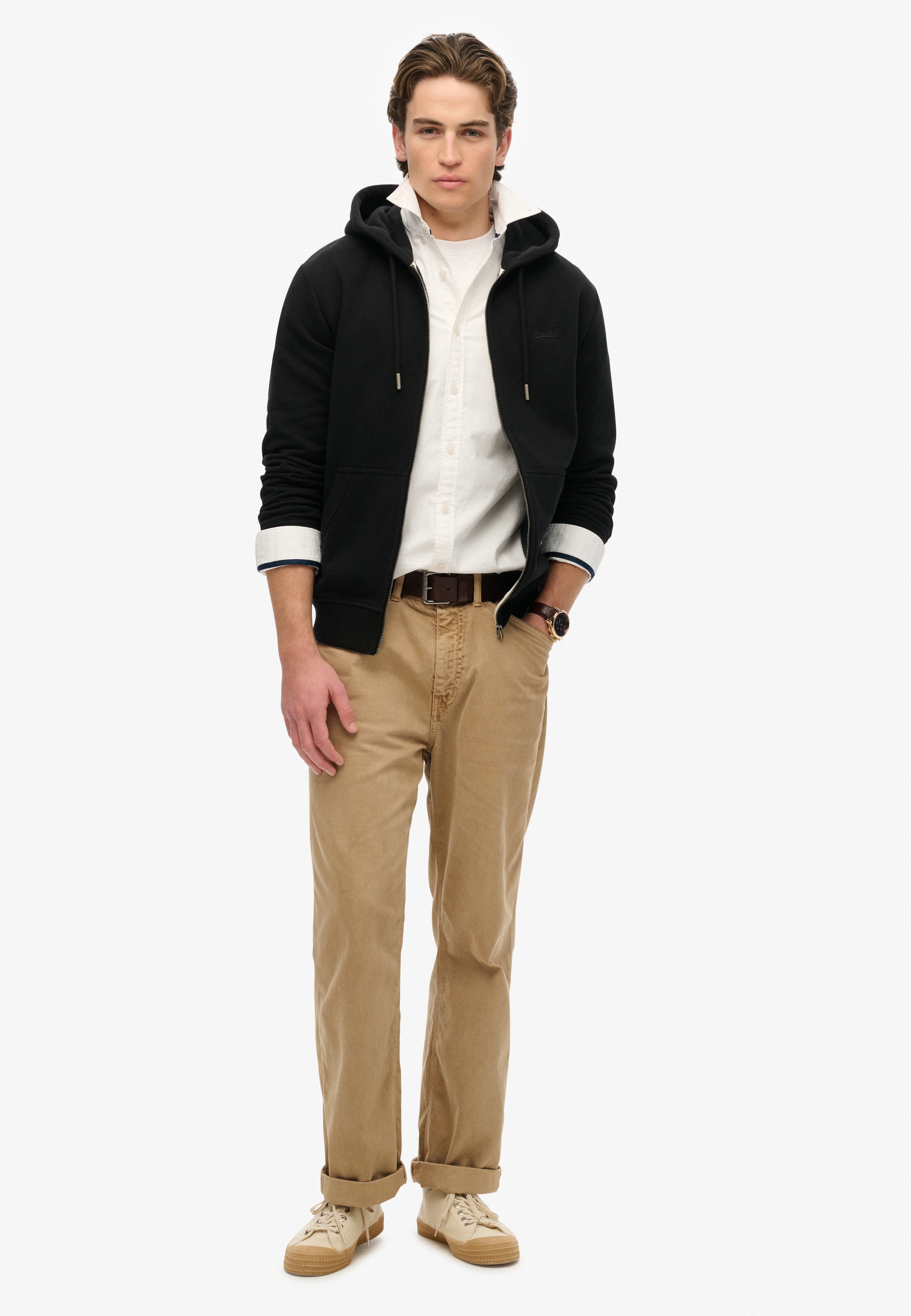 Veste de survêtement 'Essential' Superdry & Co en noir