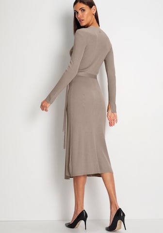 HECHTER PARIS Strickkleid in Beige