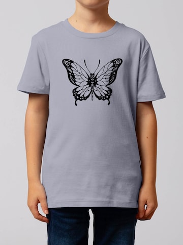 watabout.kids Shirt 'Schmetterling' in Purple: front