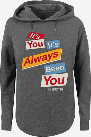 F4NT4STIC Sweatshirt 'Sex Education It Always Been You Netflix TV Series' in Grijs: voorkant