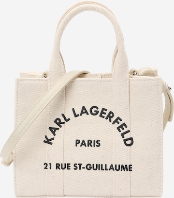 Karl LagerfeldShopper torba - bež boja: prednji dio
