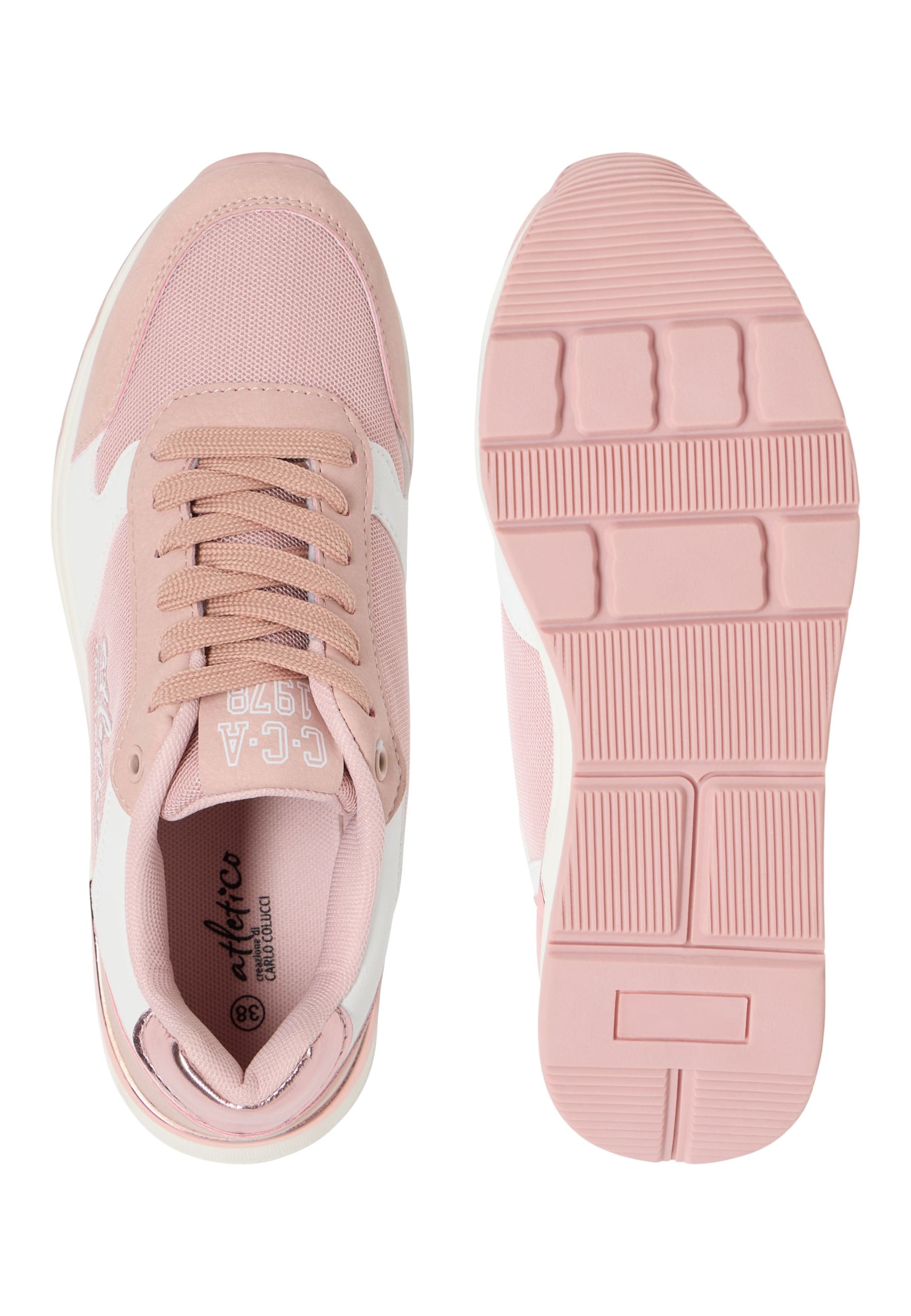 Carlo Colucci Platform trainers 'Elia' in Pink