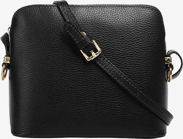 Sac à bandoulière Cluty en noir : devant