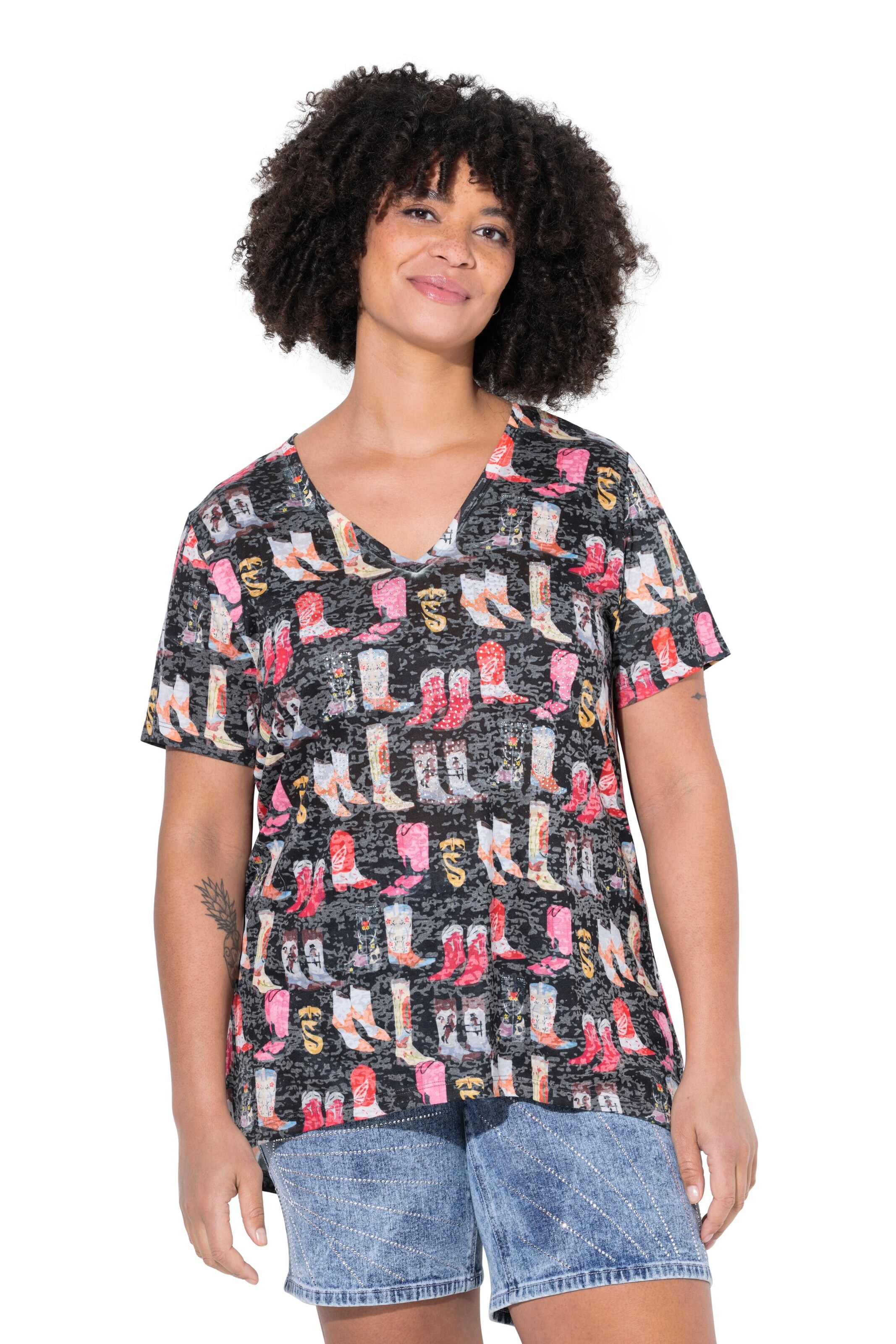 Angel of Style Shirt in Zwart: voorkant