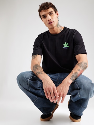ADIDAS ORIGINALS Shirt 'RETRO GAMING' in Black