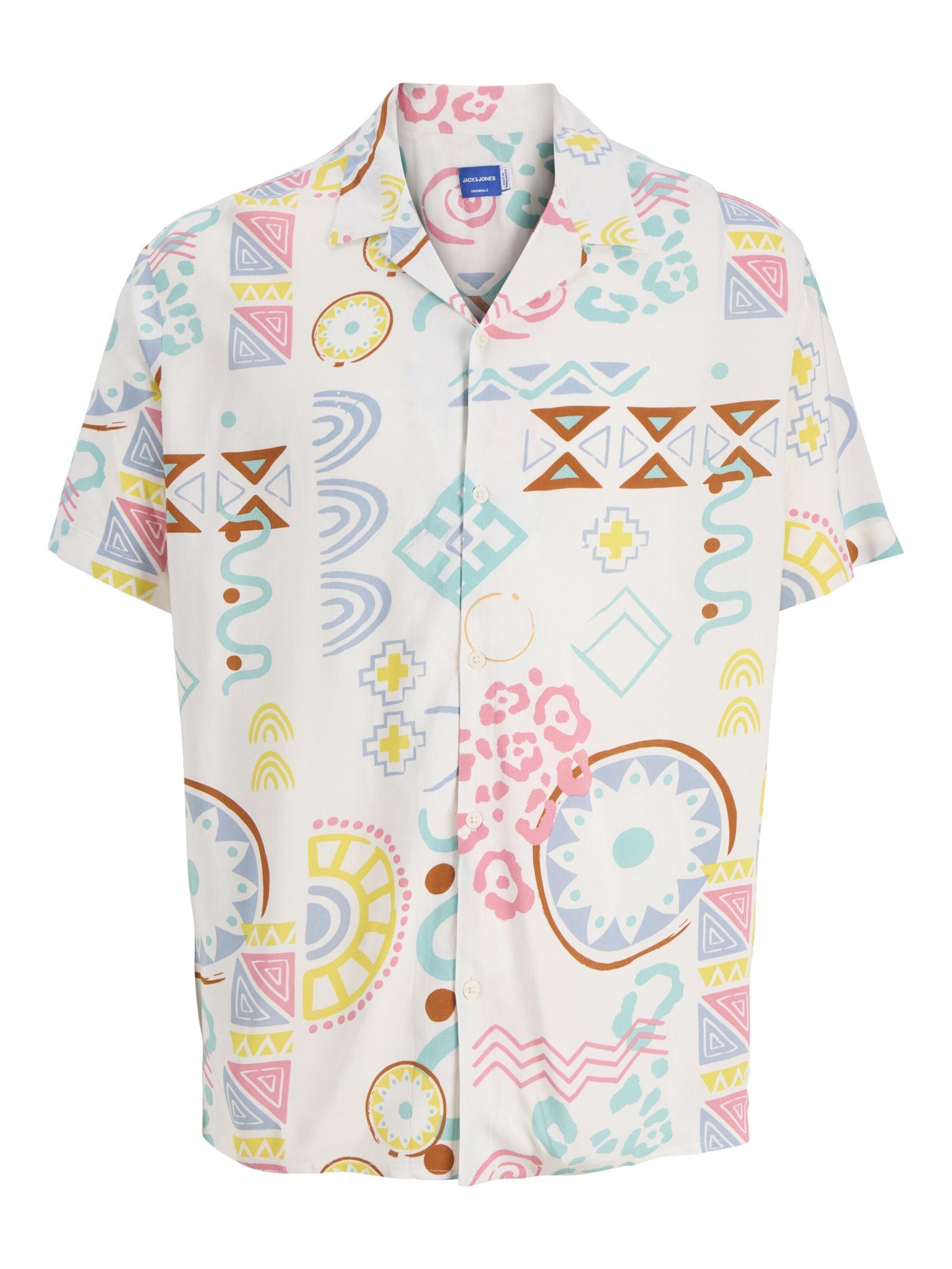 JACK & JONES Comfort fit Overhemd in Wit: voorkant