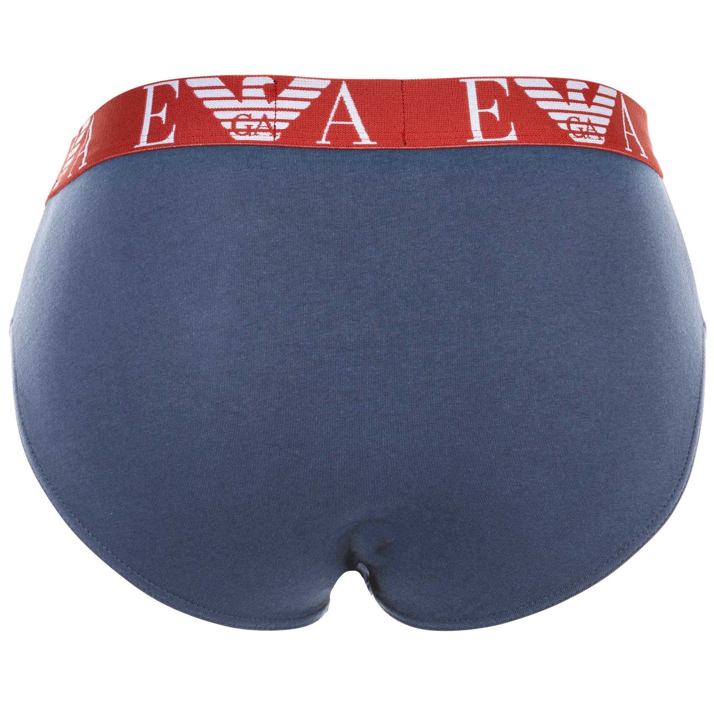 Emporio Armani Slipy – modrá