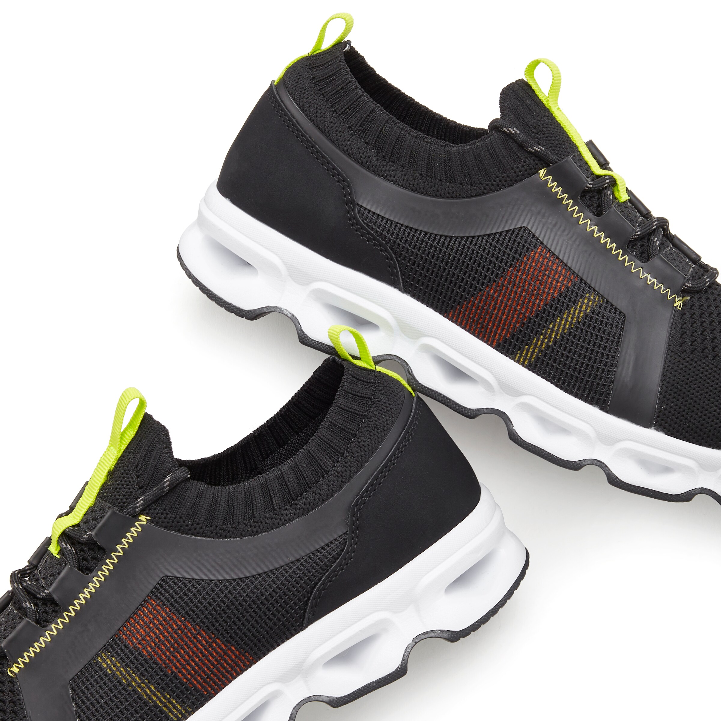 JOHN DEVIN Slip-Ons in Black